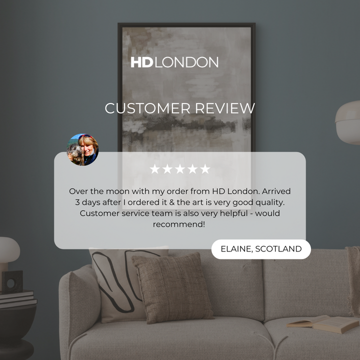 Framed Canvas  - Nude Clouds 2