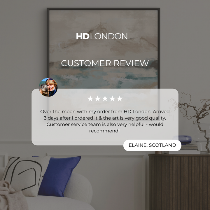 Framed Canvas - Blue Mountain