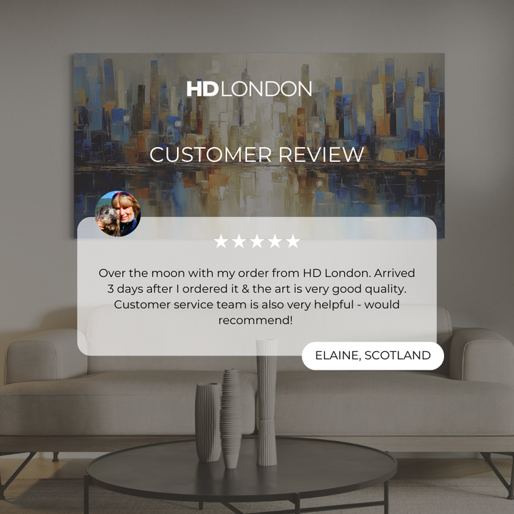 Abstract Canvas - Manhattan Mist