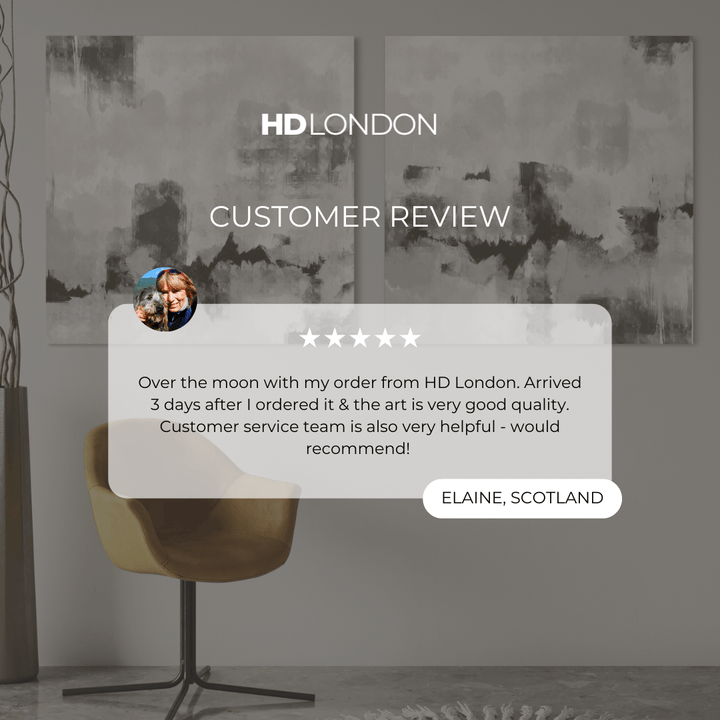 Abstract Canvas Set of 2 - Whisper Grey