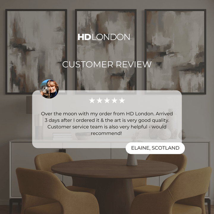 Set of 3 Framed Canvas - Calm Interval