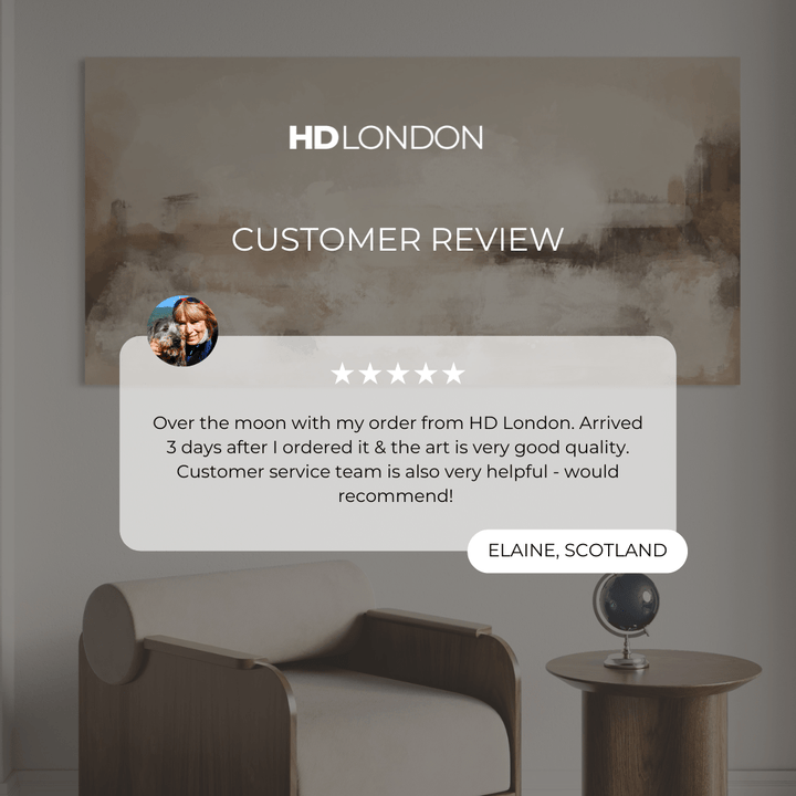 Abstract Canvas - Seville Red