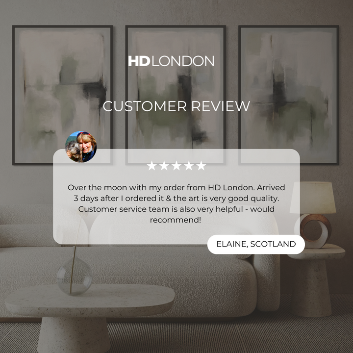 Set of 3 Framed Canvas - Cadiz Grey