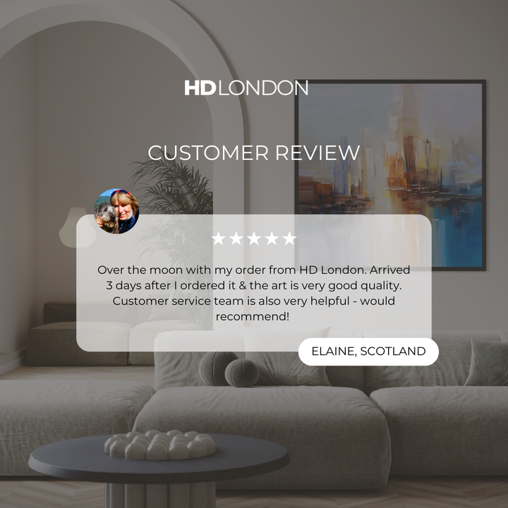 Framed Canvas - Manhattan Mist 2