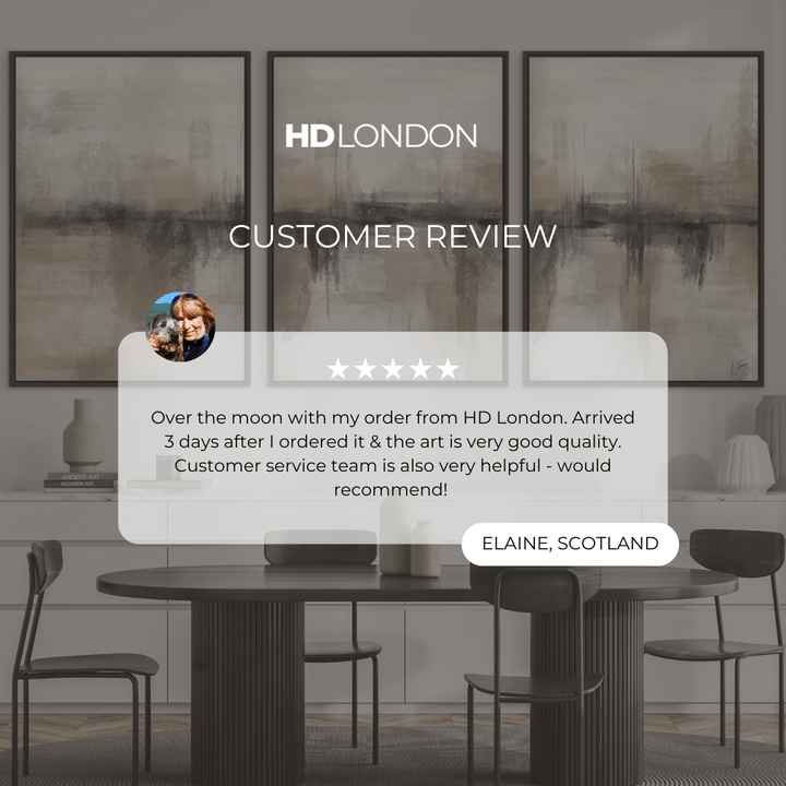 Set of 3 Framed Canvas - Nude Heaven