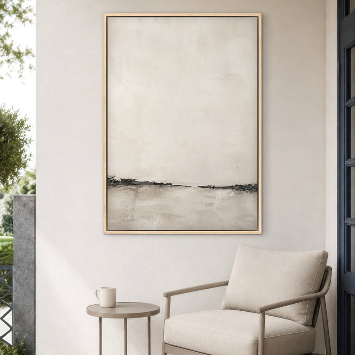 Nude Shore portrait canvas art shown at A2, A1 and A0 sizes