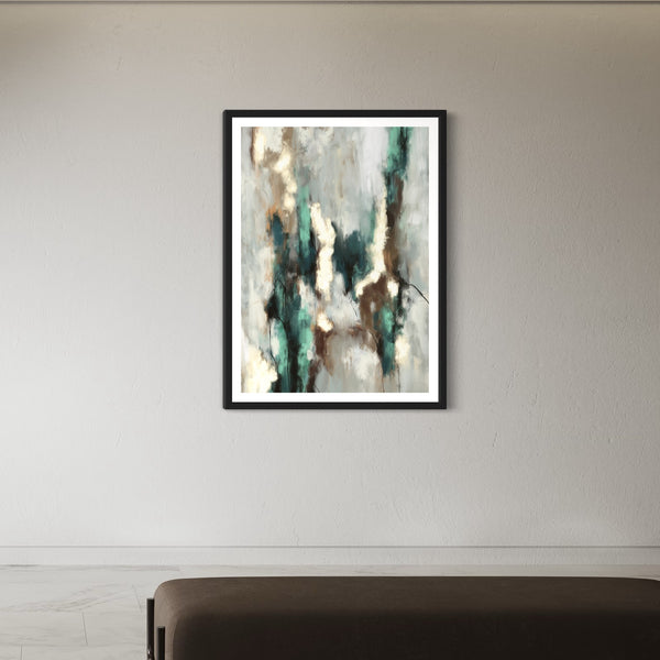 Abstract Art Set of 1 'Green Forest