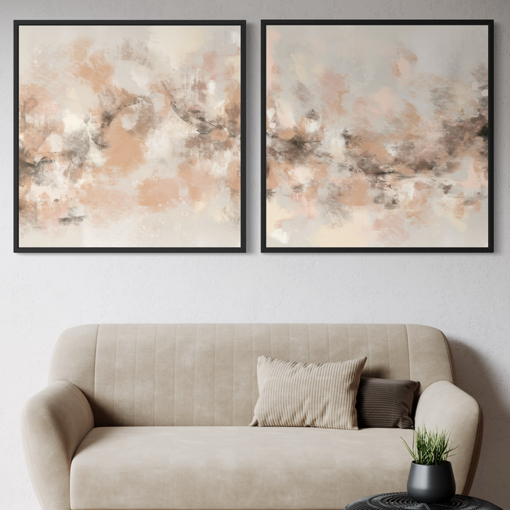 Framed Canvas Set of 2 - Sand Storm