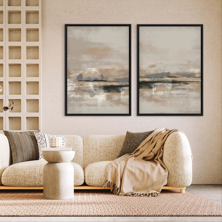 Abstract Art Set of 2 prints - Rome