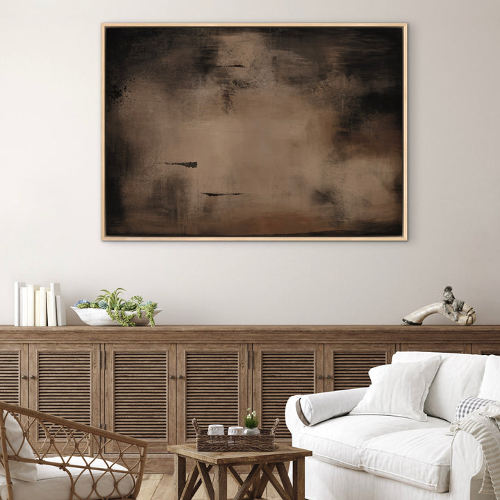 Framed Canvas - Charcoal Nights