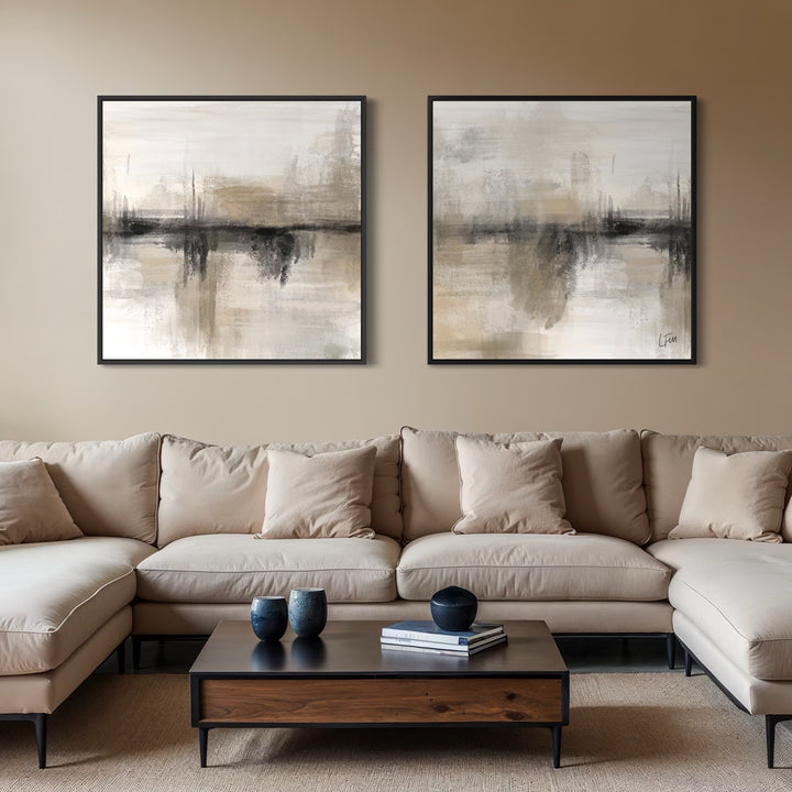 Framed Canvas Set of 2 - Nude Heaven
