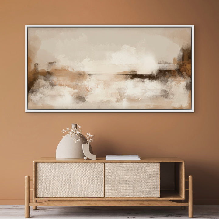 Framed Canvas - Seville Red