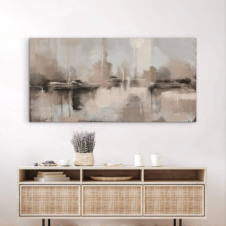 Abstract Canvas - Mountain Dusk