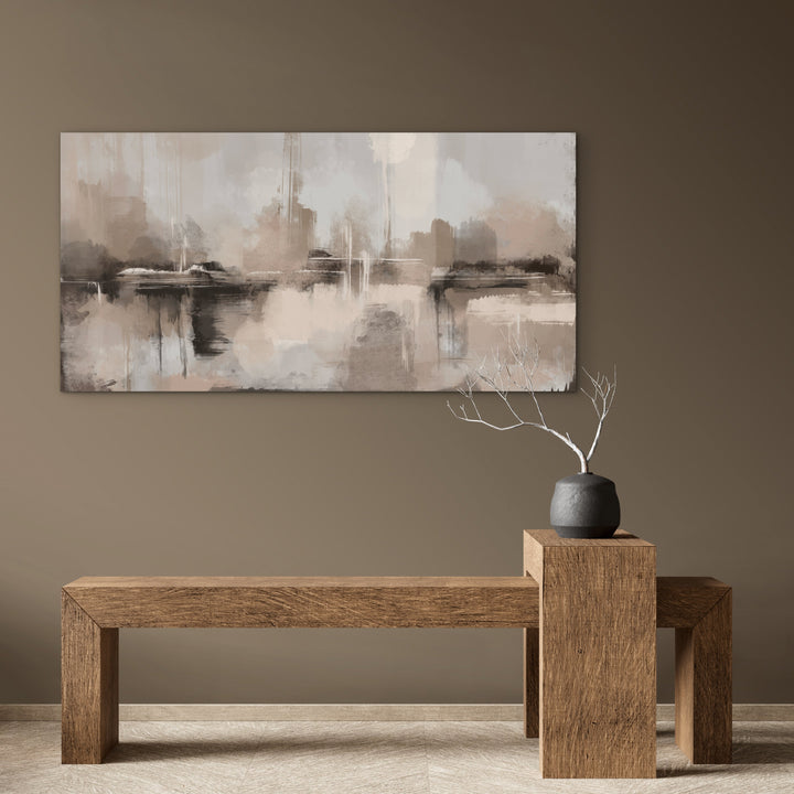 Abstract Canvas - Mountain Dusk