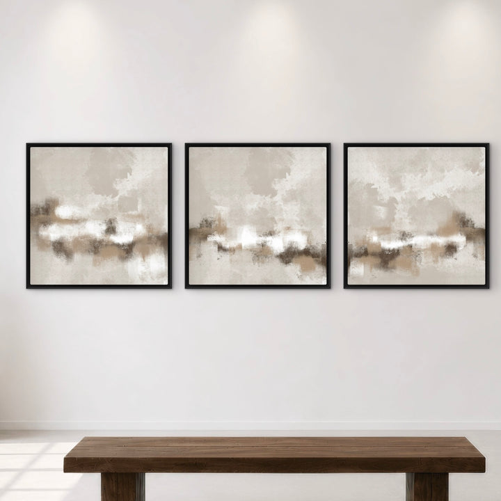 Set of 3 Framed Canvas - Sorrento