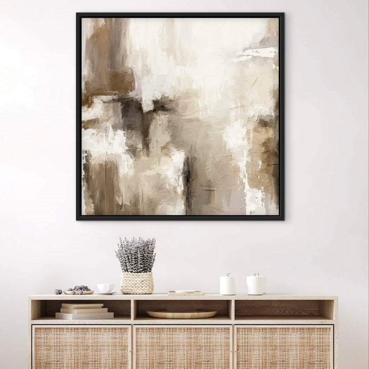 Framed Canvas - Santorini
