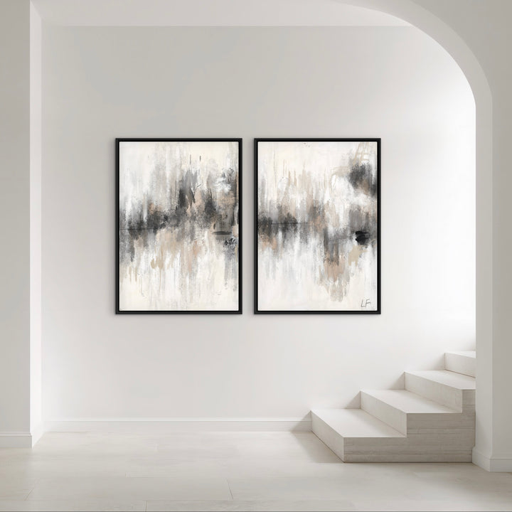 Framed Canvas Set of 2 - Whispered Haze
