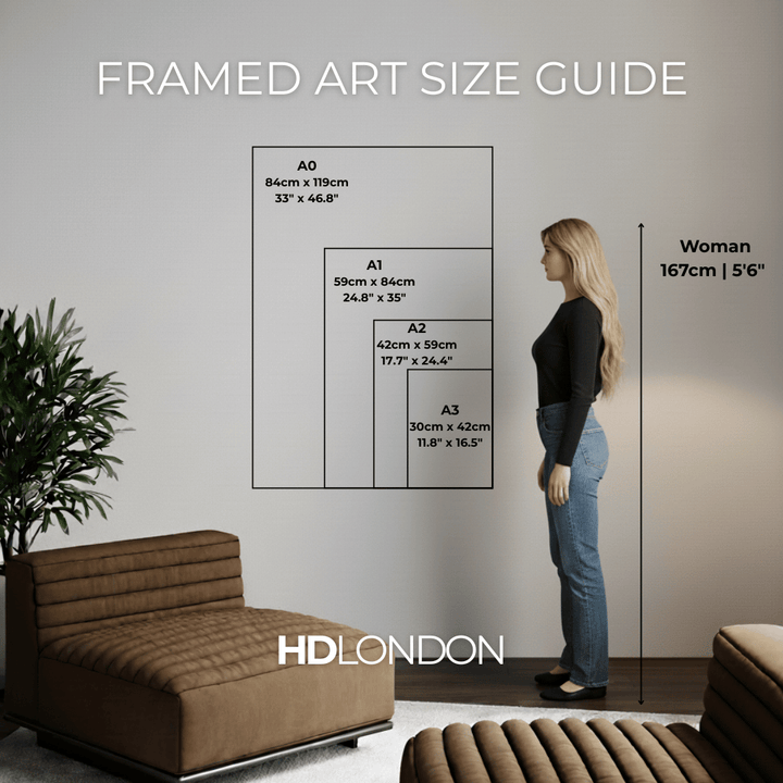 Framed Canvas - Brown Velvet