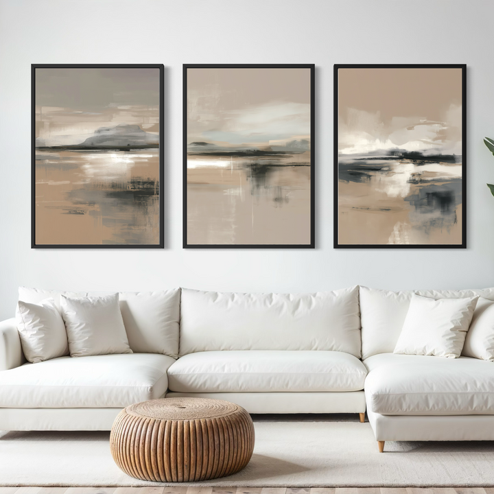 Set of 3 Framed Canvas - Patagonia