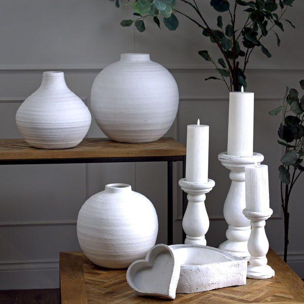 Matt White Luxury Ceramic Vase