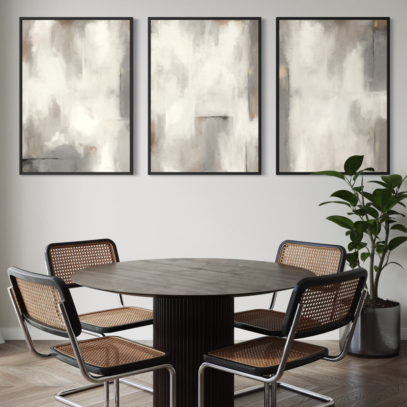Set of 3 Framed Canvas - Stone Atelier