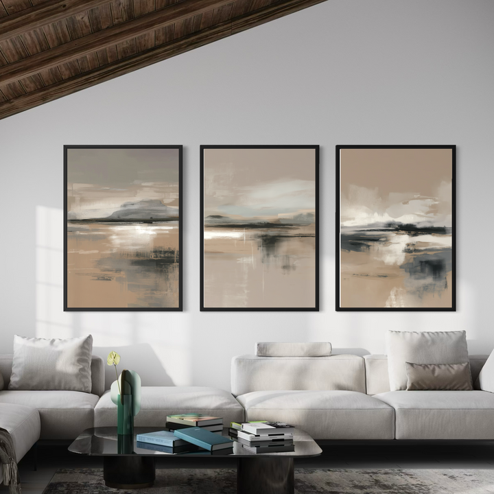 Set of 3 Framed Canvas - Patagonia