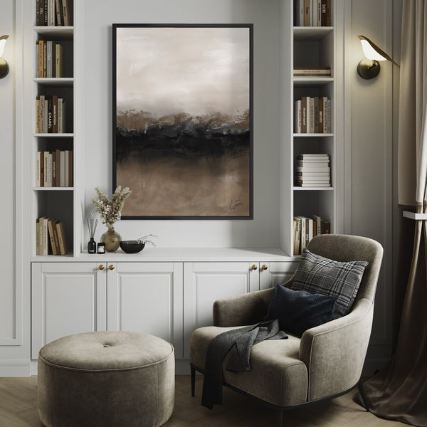 Framed Canvas - Mocha Dusk