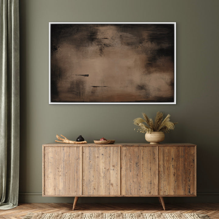 Framed Canvas - Charcoal Nights