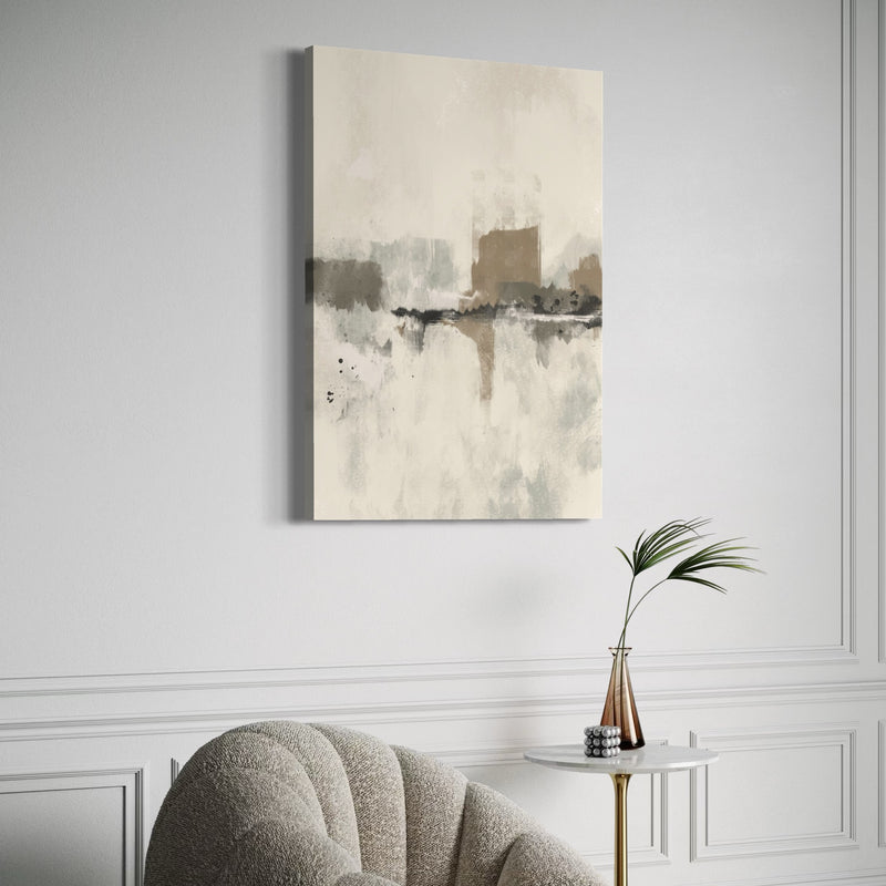 Abstract Canvas Art in Nude - Dubrovnik -  Living Room Wall Art