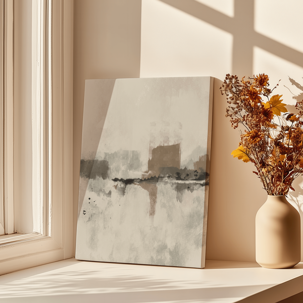 Abstract Canvas Art in Nude - Dubrovnik -  Living Room Wall Art