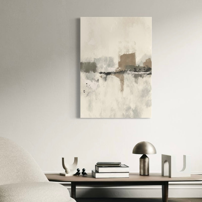 Abstract Canvas Art in Nude - Dubrovnik -  Living Room Wall Art