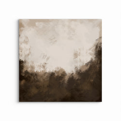 Abstract Canvas Art Mahogany Whisper -  Living Room Wall Art
