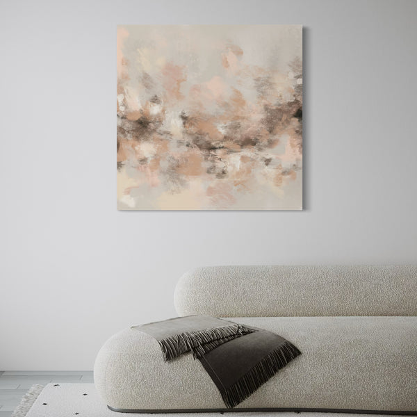 Modern Abstract Art Canvas - Sand - Minimalist Home Decor