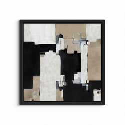 Abstract Framed Canvas Minimalist Art - Concrete Dreams - Modern Art Printed 
