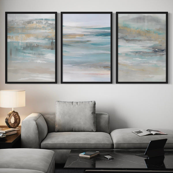 Abstract Minimalist Art Calm Ocean -  Modern Art Print