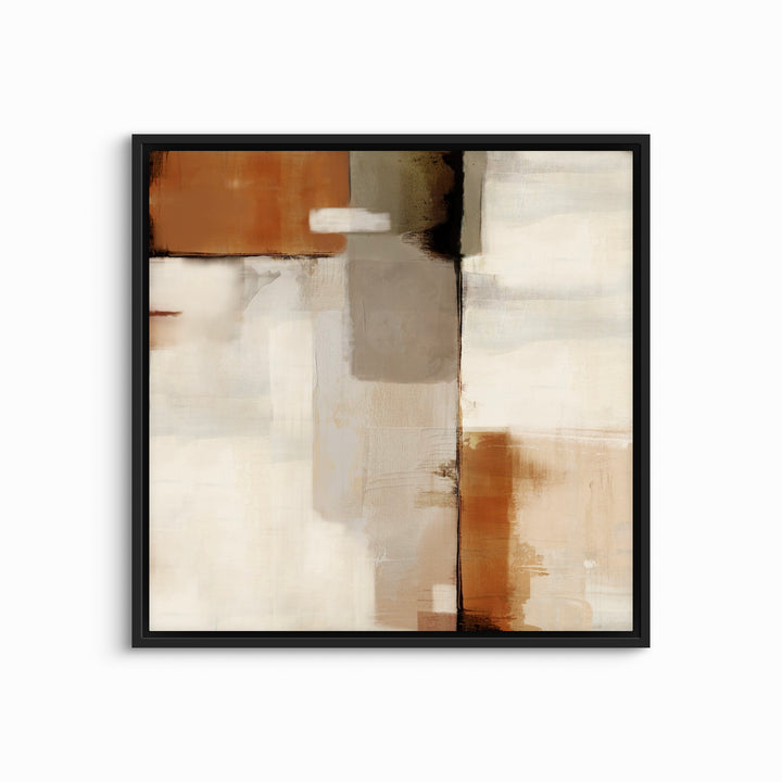 Modern Abstract Wall Art Framed Canvas