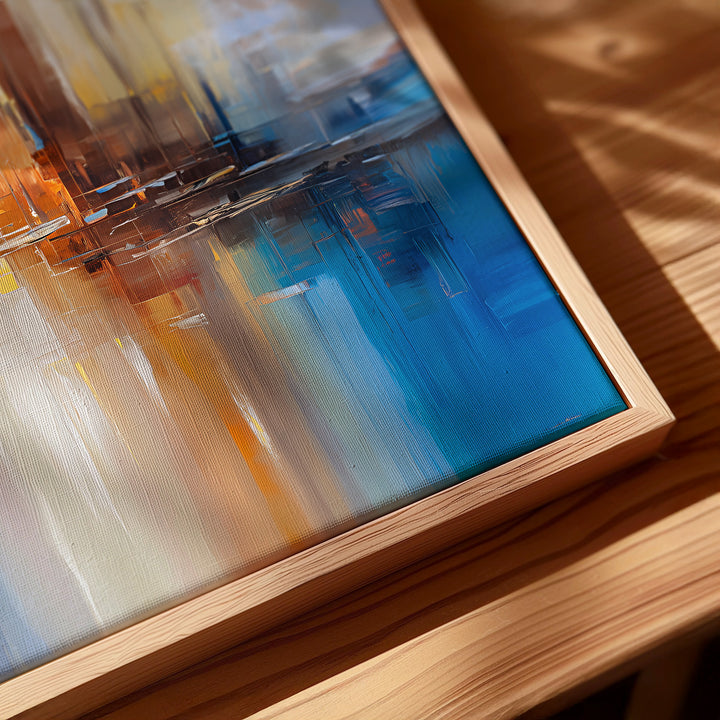 Framed Canvas - Manhattan Mist 2