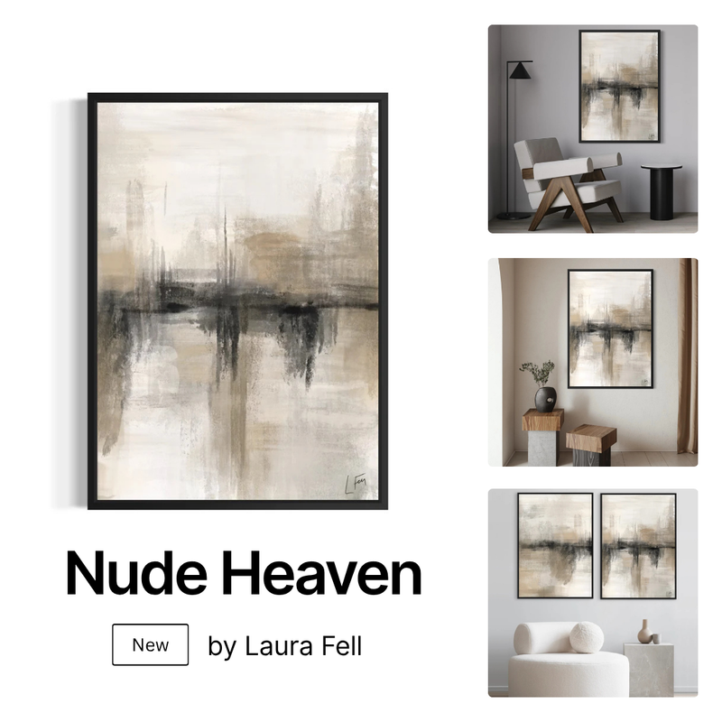 Framed Canvas  - Nude Heaven
