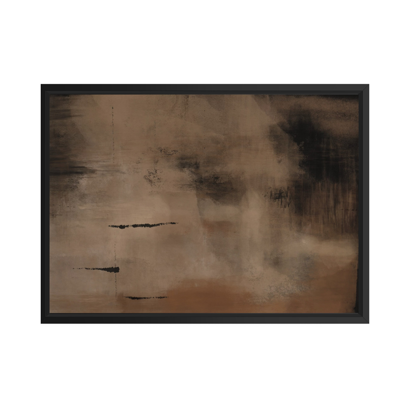 Framed Canvas - Charcoal Nights