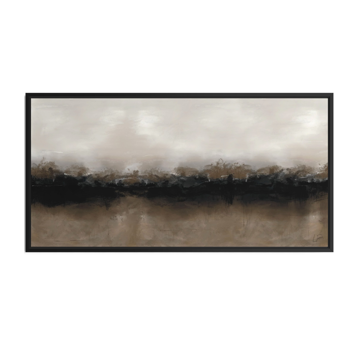 Framed Canvas - Brown Coffee