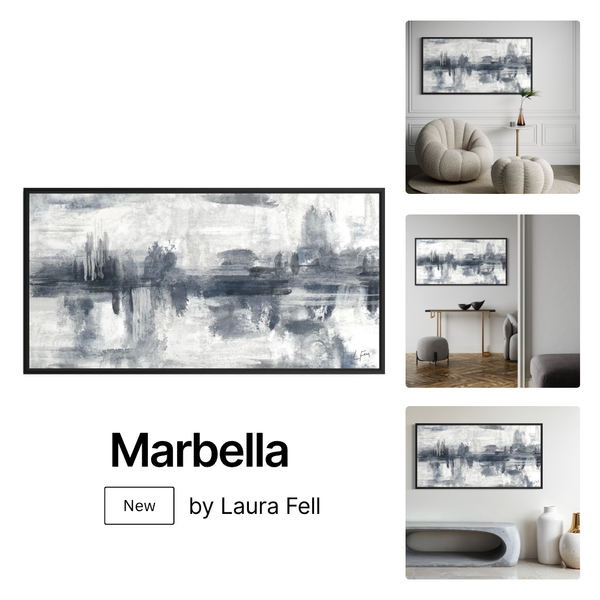 Framed Canvas - Marbella