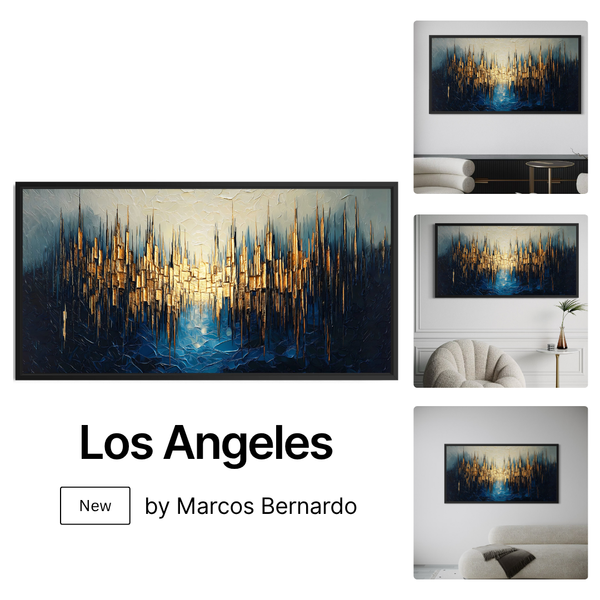 Framed Canvas - Los Angeles
