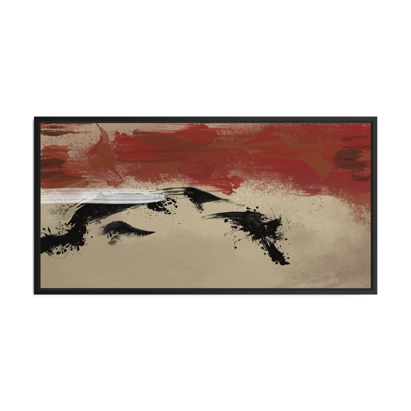 Framed Canvas - Osaka