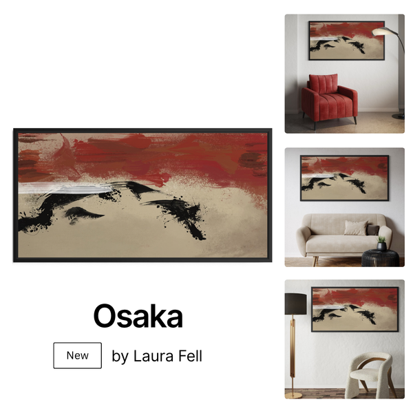 Framed Canvas - Osaka