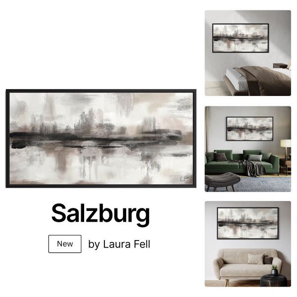 Framed Canvas - Salzburg