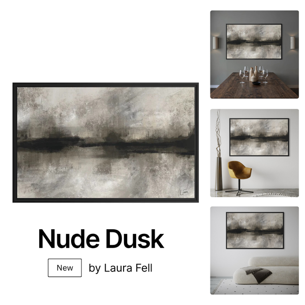 Framed Canvas - Nude Dusk