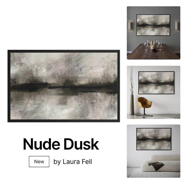 Framed Canvas - Nude Dusk