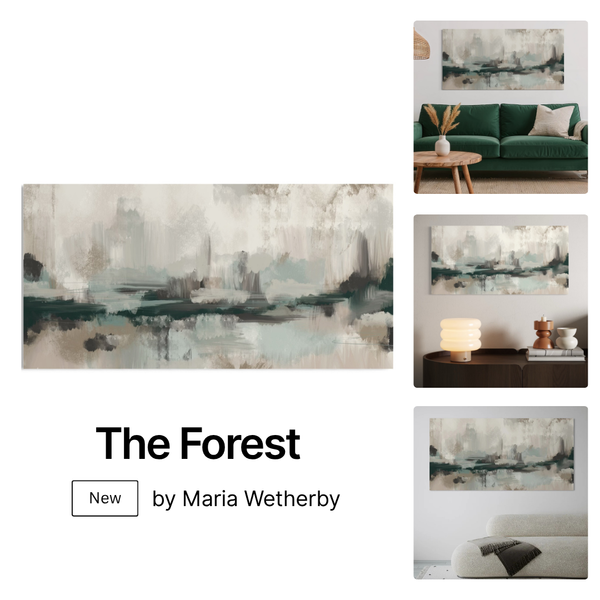 Abstract Canvas - The Forest