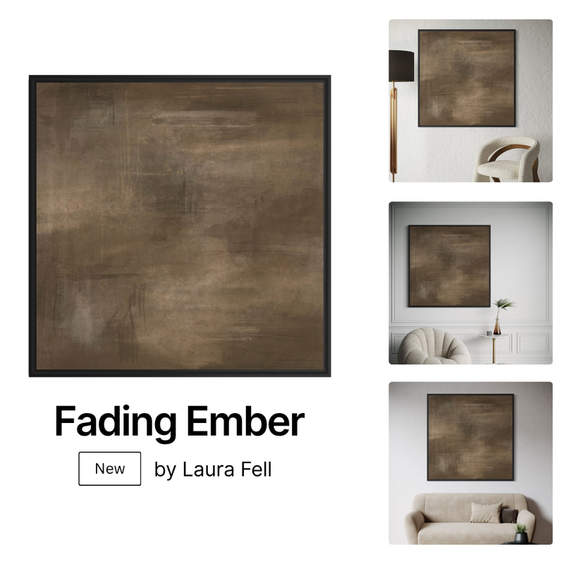 Framed Canvas - Fading Ember