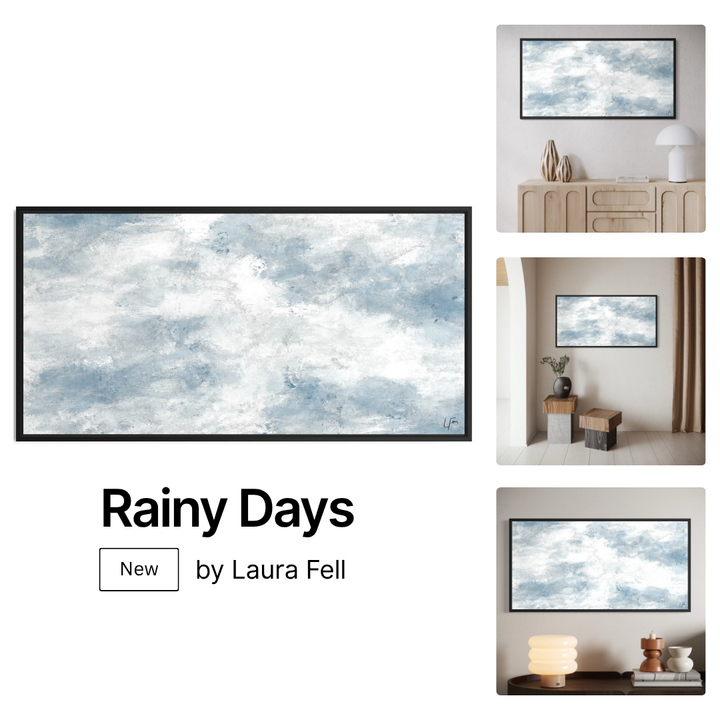 Framed Canvas - Rainy Days